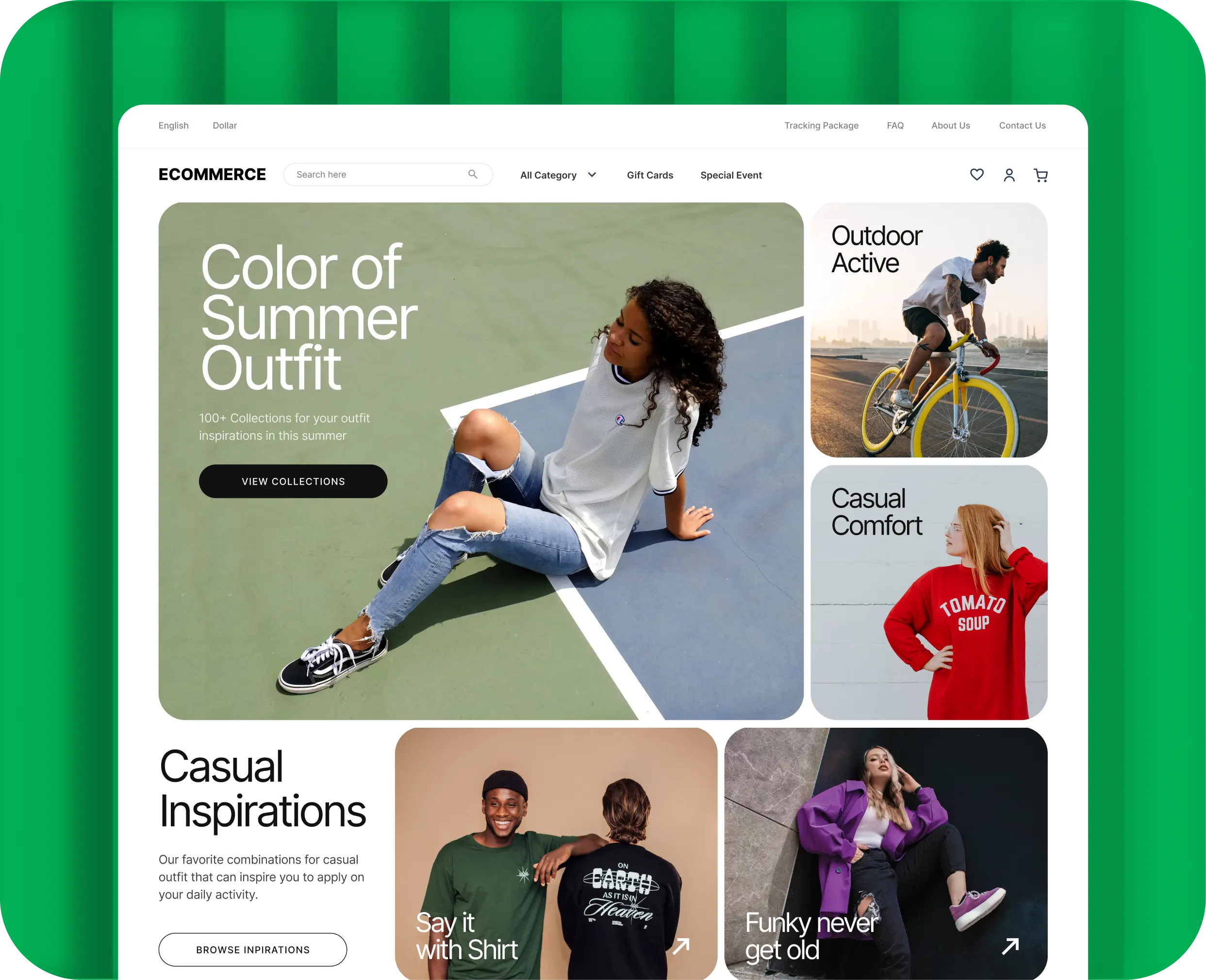 E-commerce multi-vendor marketplace product listings screen